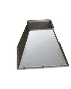 Intermediate hopper  for dry feed mixer stainless steel